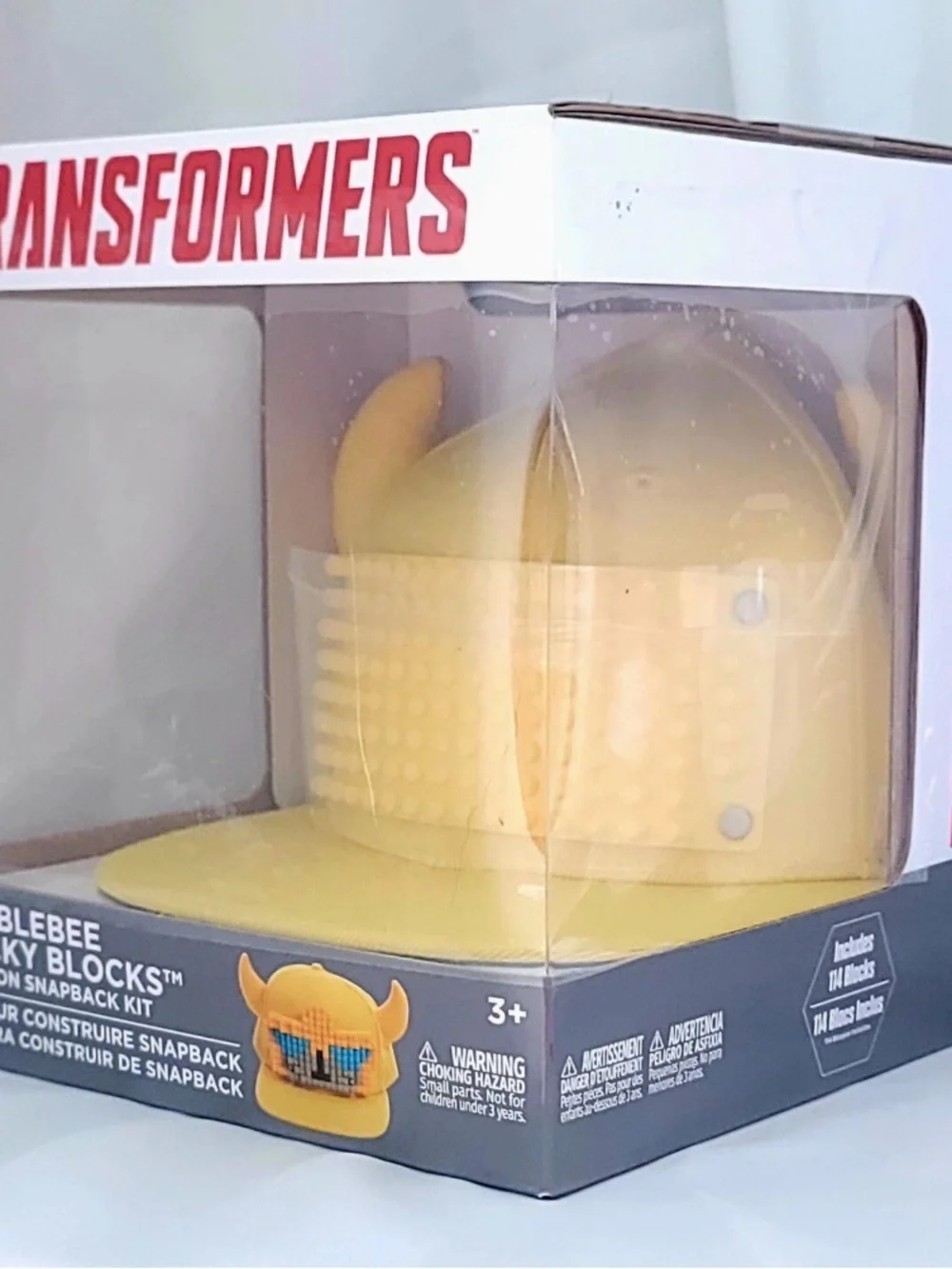 New 2017Hasbro Transformers Bumblebee Bricky Blocks Build-On Snapback Hat Kit
